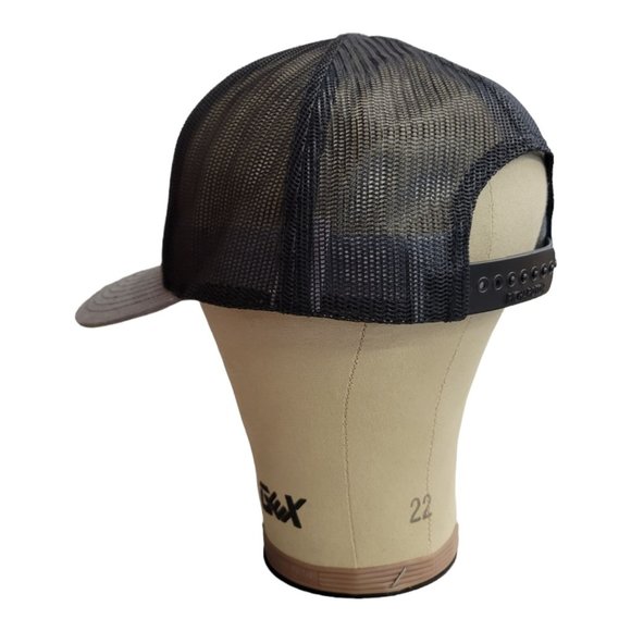 Richardson Budweiser King Of Beers Mesh Snapback Cap Trucker Baseball Hat Gray - Picture 9 of 12